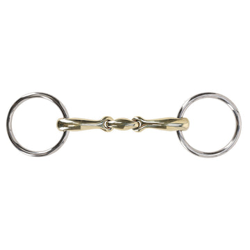 Embocaduras Loose anilla filete Anatomical double jointed QHP