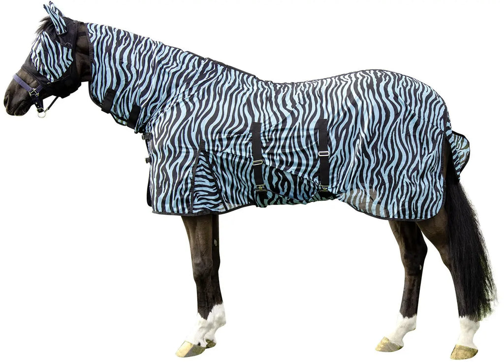 Manta Anti-moscas Con Cuello -Zebra-