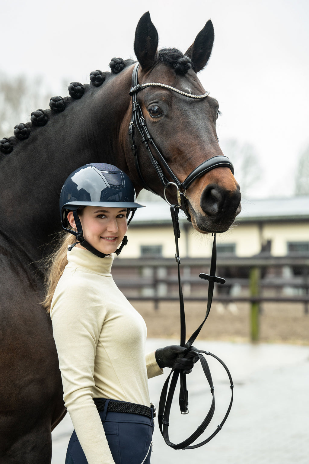 Casco de montar -Shiny Diamond-