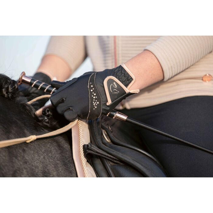 Guantes de equitación -Rosegold Glamour- Style HKM