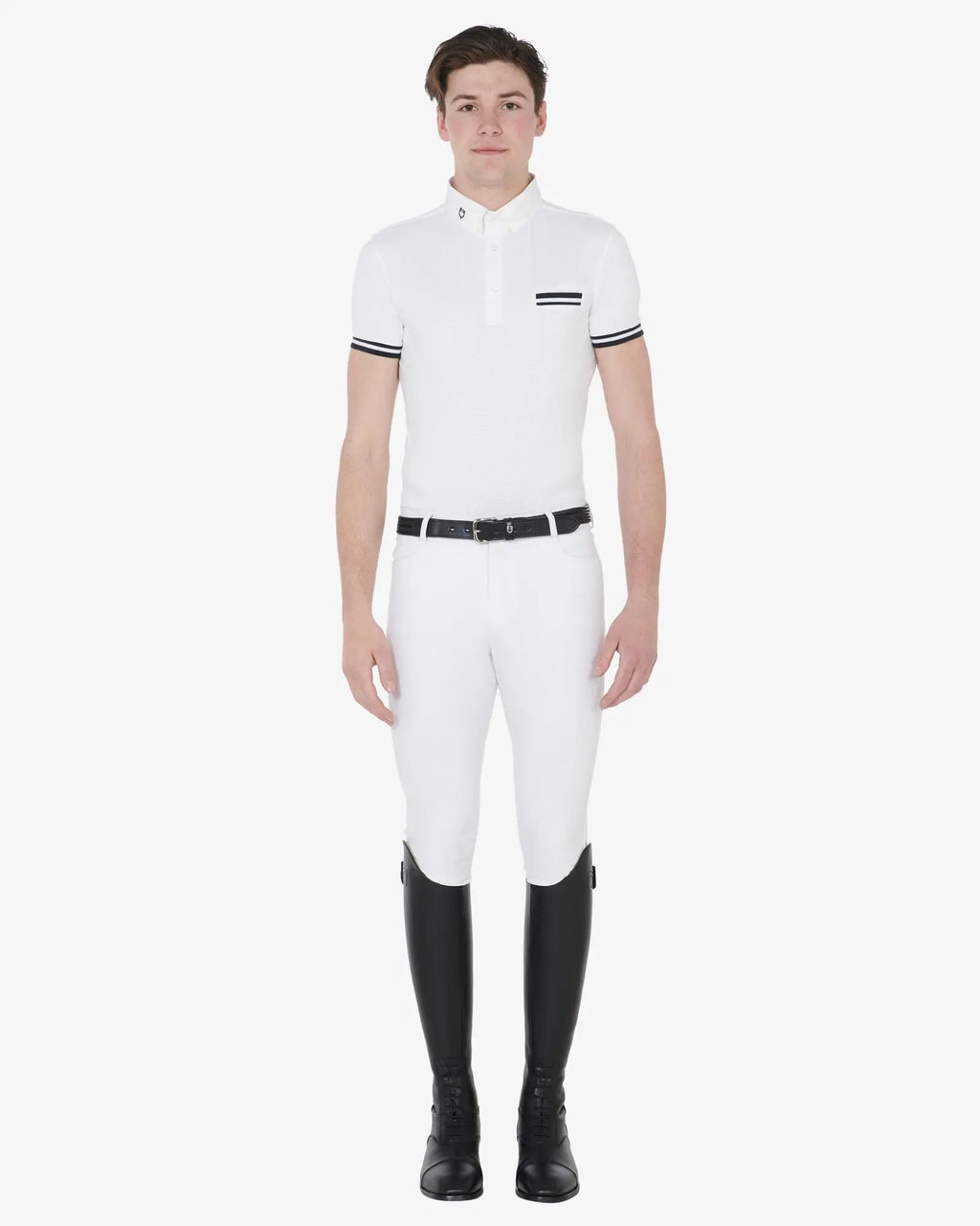 Polo de competición de hombre slim fit Equestro
