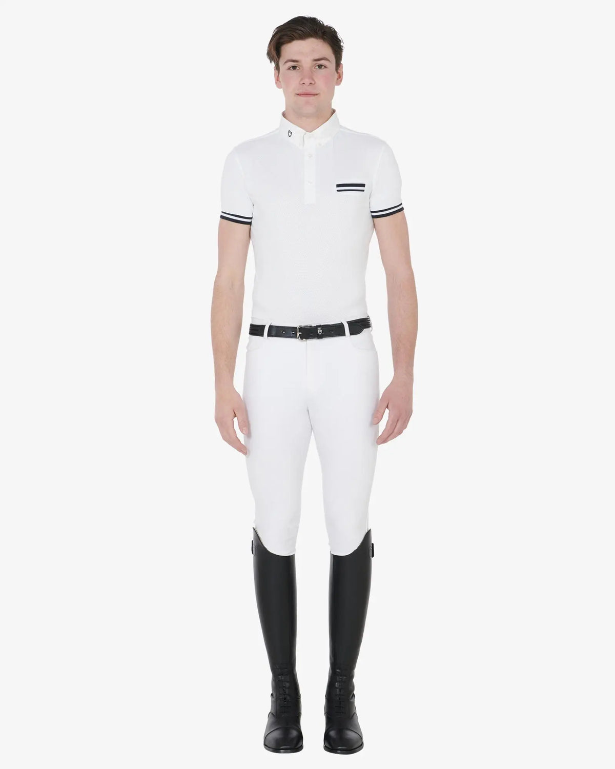 Polo de competición de hombre slim fit Equestro