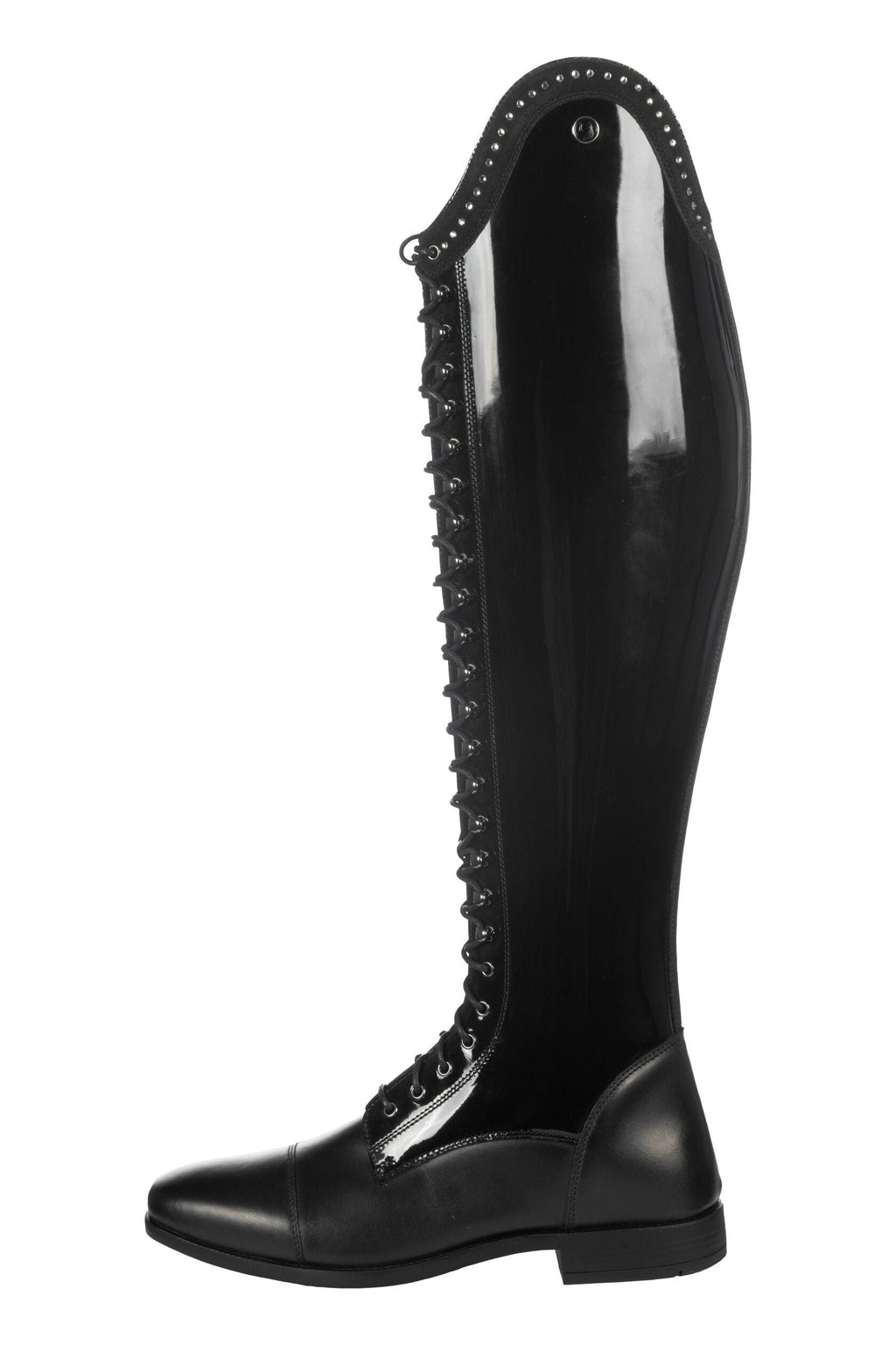 Botas de montar de charol Amalfi Lauria Garrelli