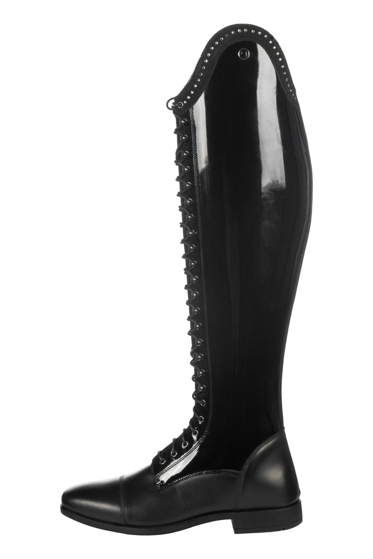 Botas de montar de charol Amalfi Lauria Garrelli