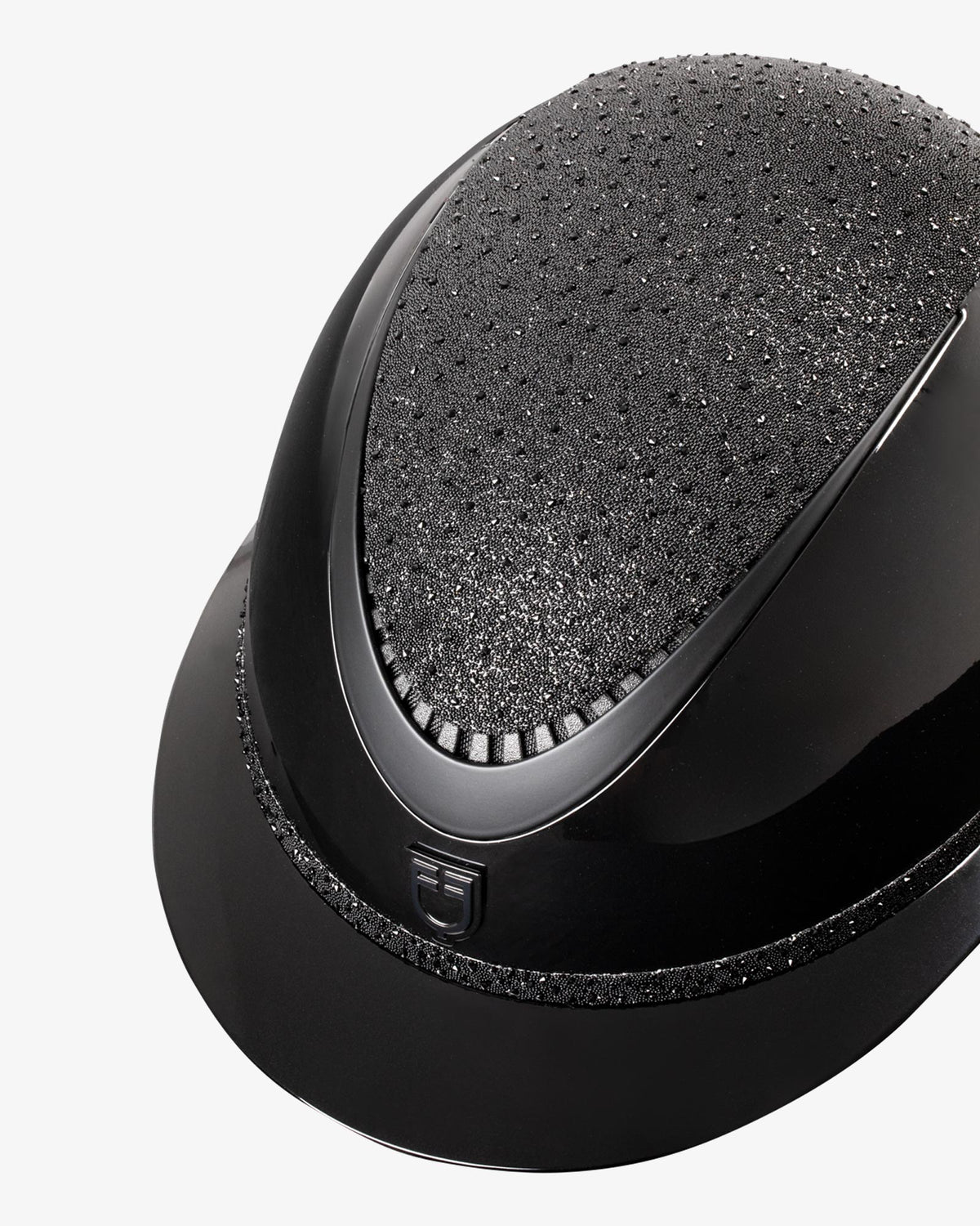 Casco Luxury (visera ancha y brillantes) – Equestro