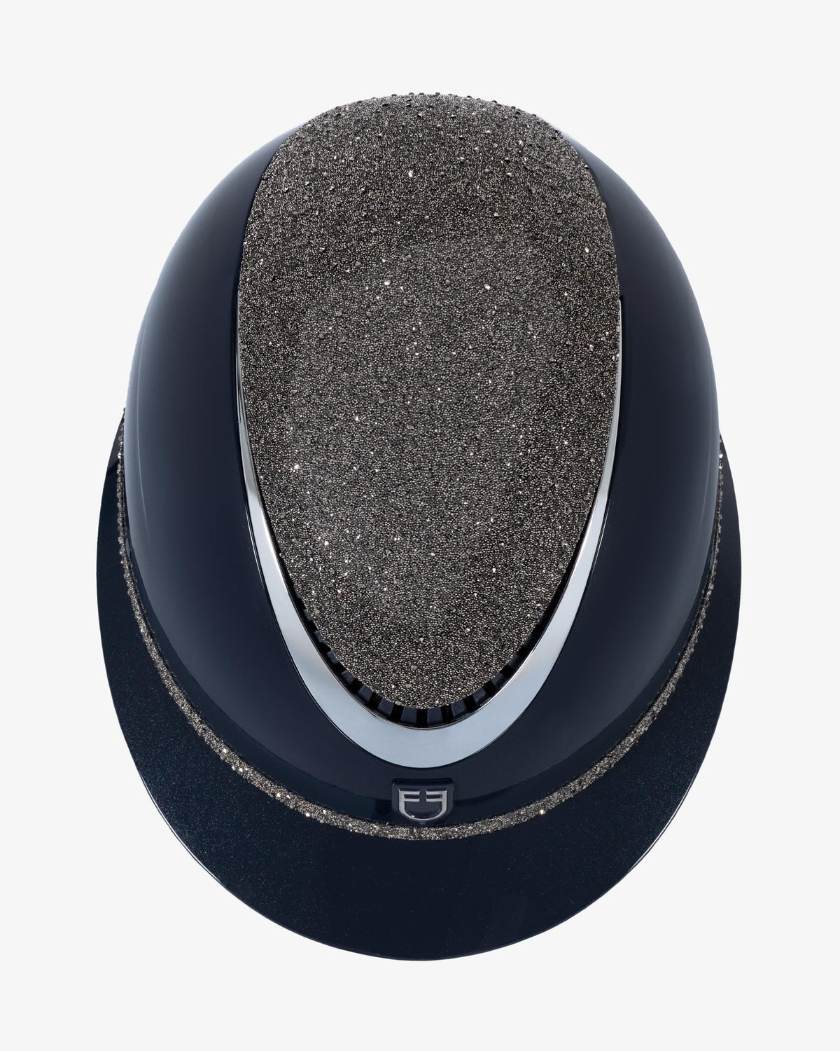 Casco Luxury (visera ancha y brillantes) – Equestro