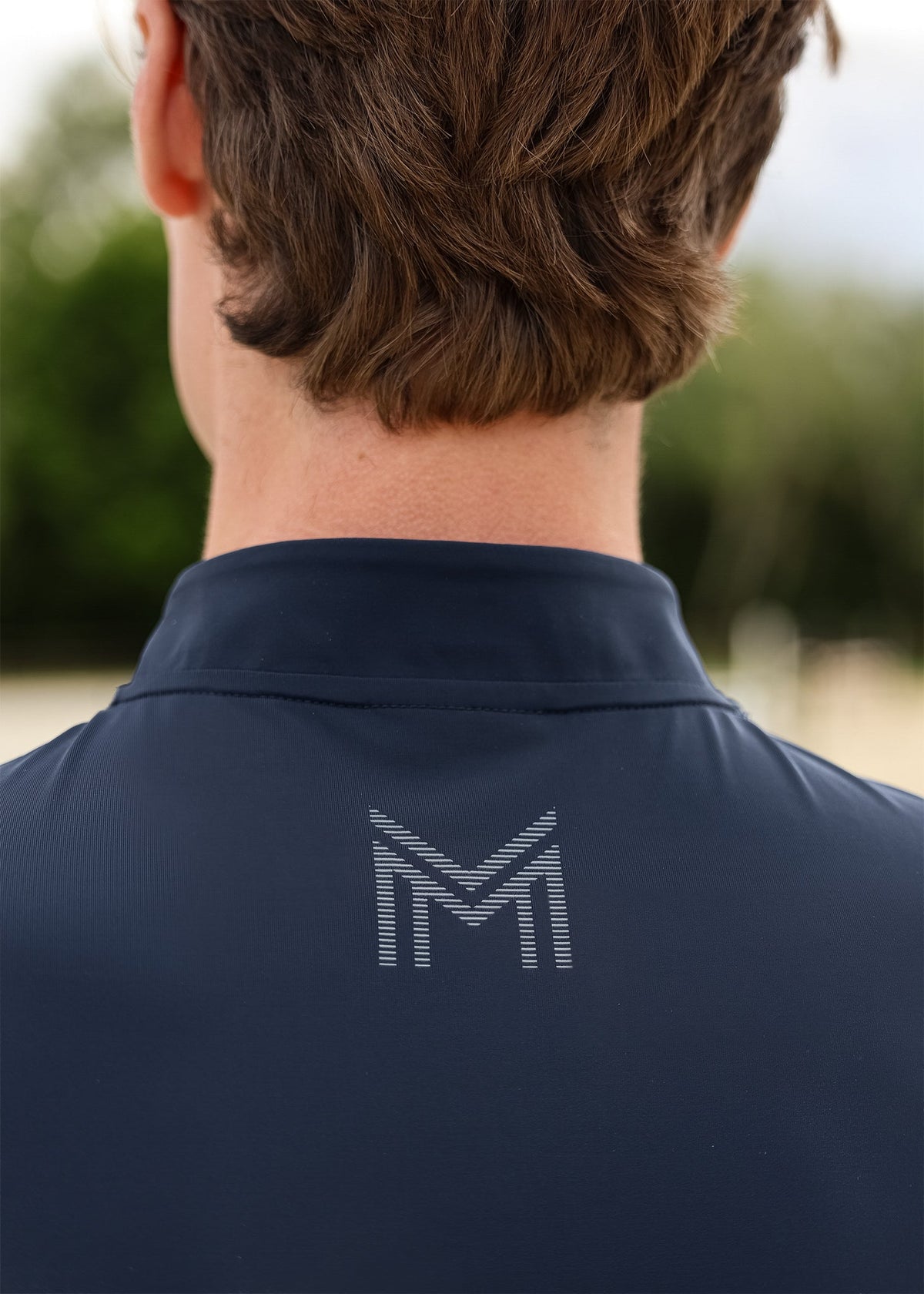 Camiseta anti-UV Sunblocker hombre Maximilian Equestrian (Marino)
