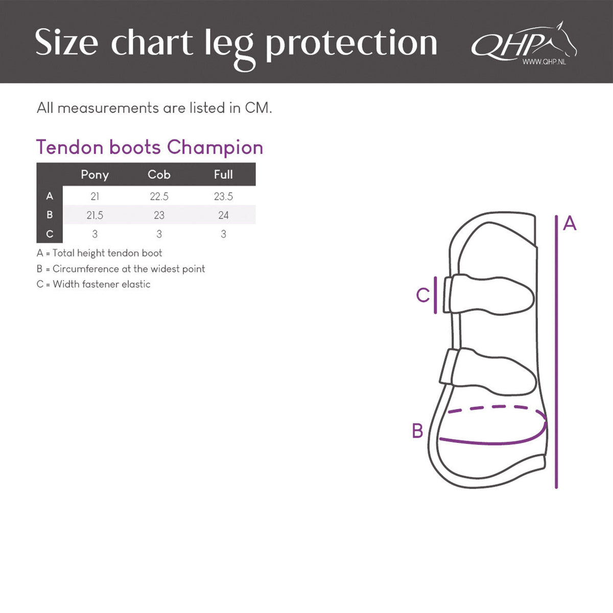 Protectores de tendón QHP Champion