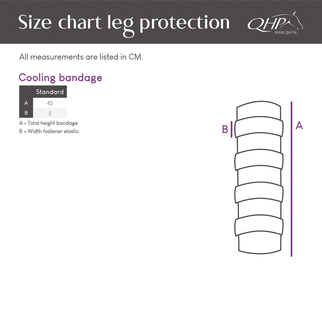 Protectores Accesorio ecuestre Cooling bandage QHP