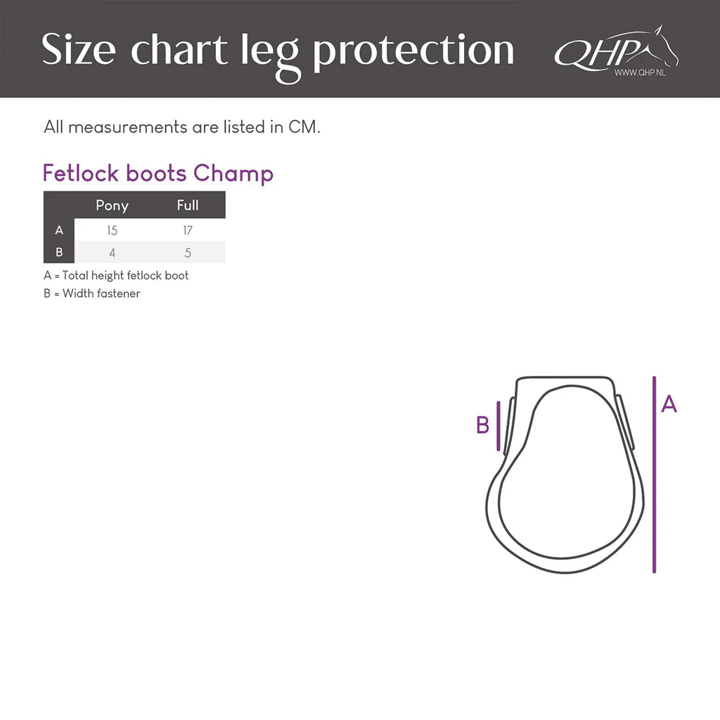 Protectores de menudillo QHP Champ