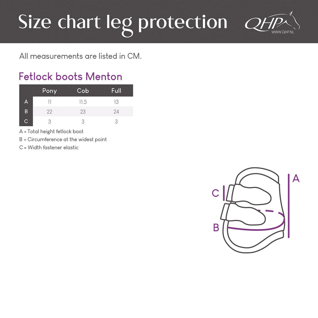 Protectores de menudillo QHP Menton