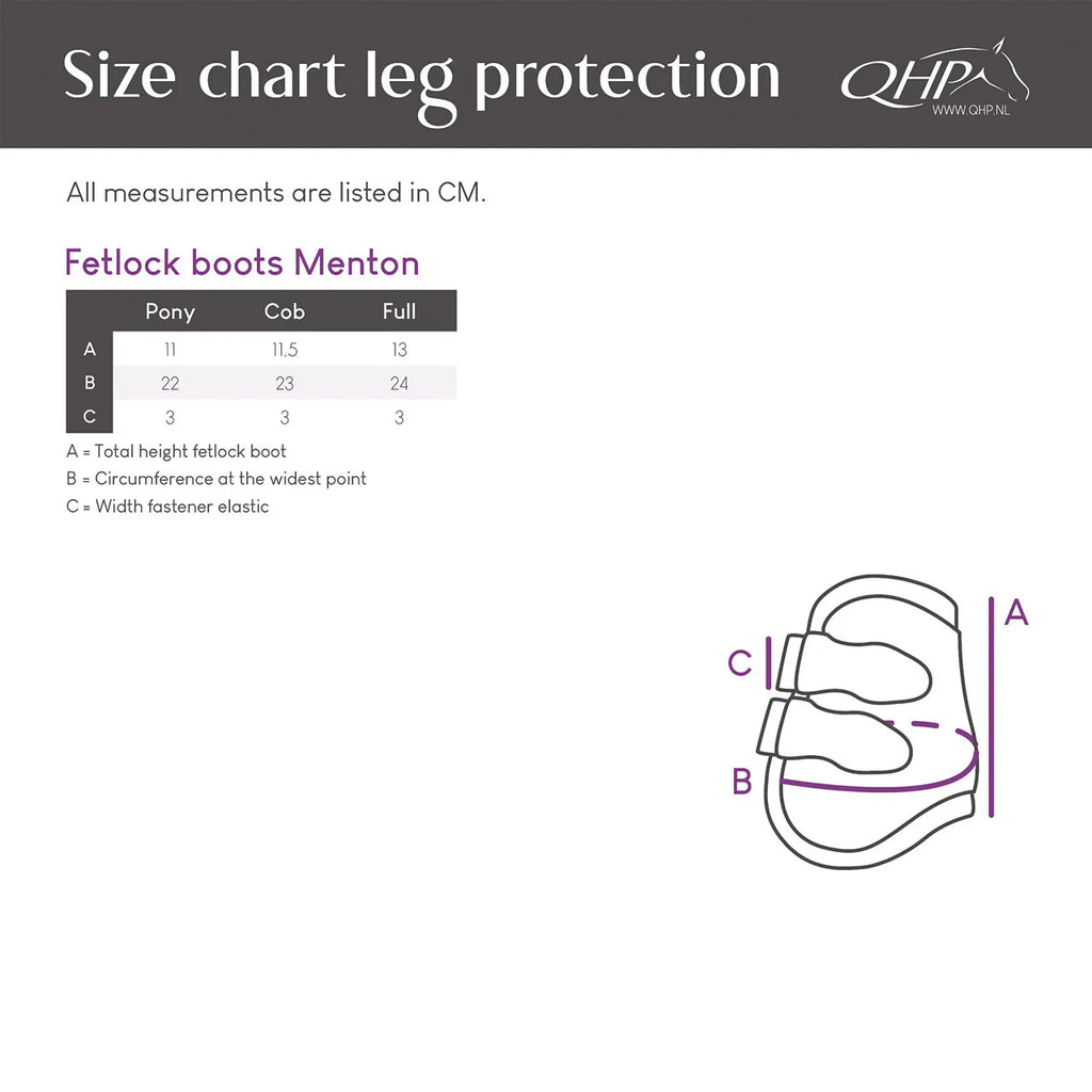 Protectores de menudillo QHP Menton