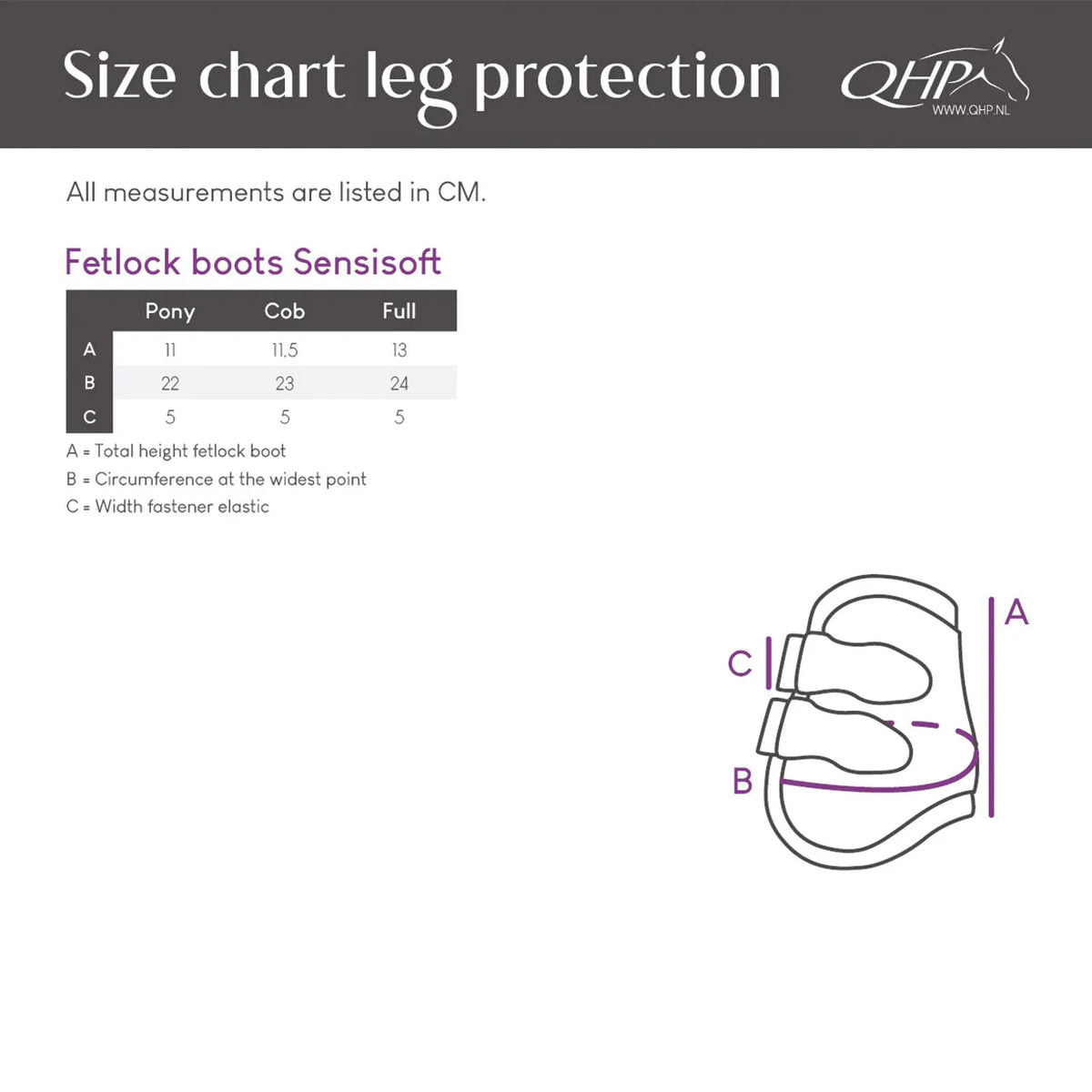 Protectores de menudillo QHP Sensisoft