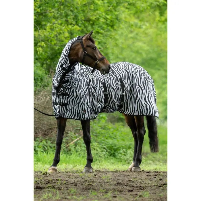 Manta Anti-moscas Con Cuello -Zebra-