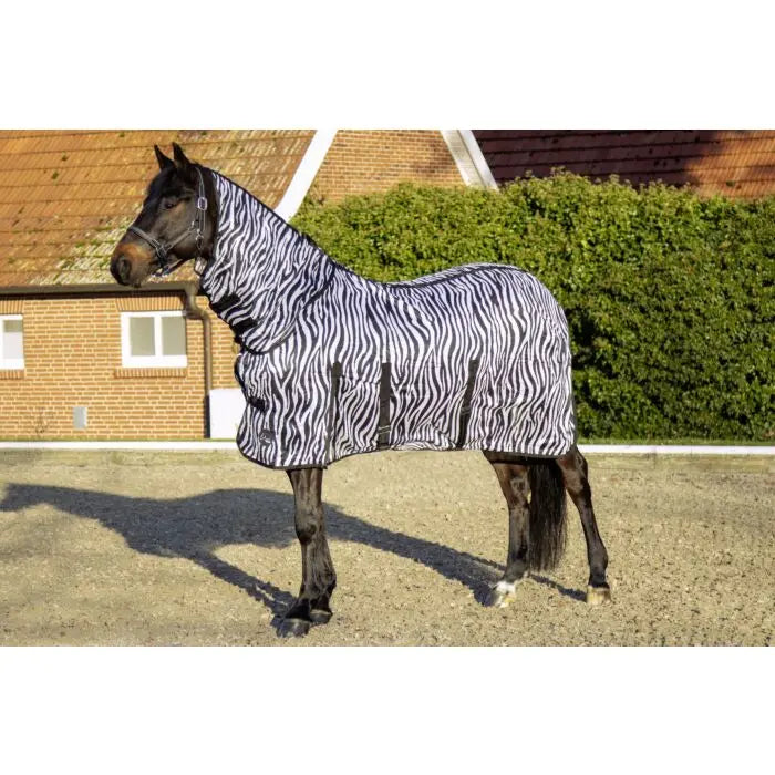 Manta Anti-moscas Con Cuello -Zebra-