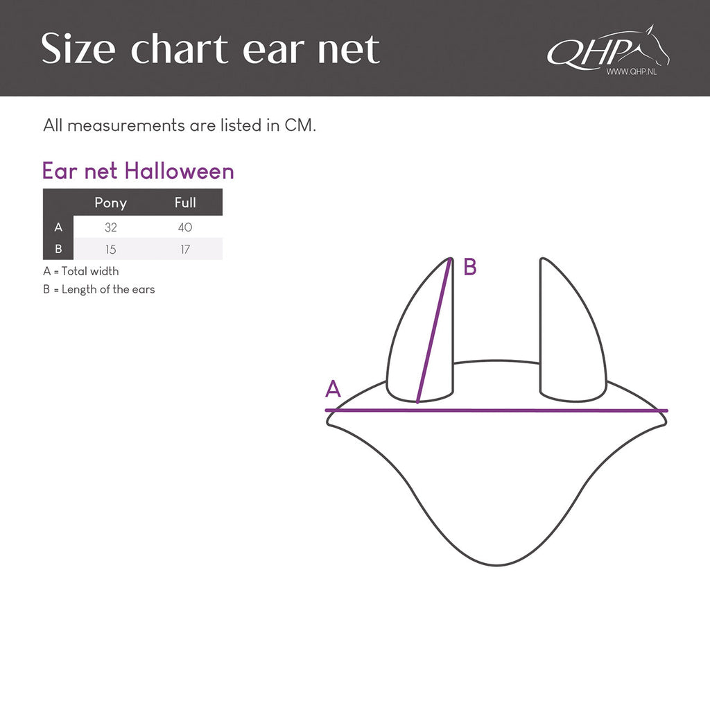 Orejera Ear net Halloween QHP