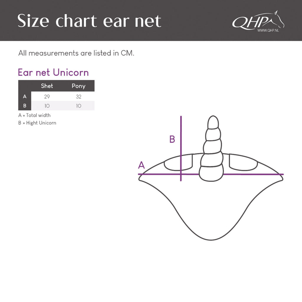Orejera Ear net Unicorn QHP