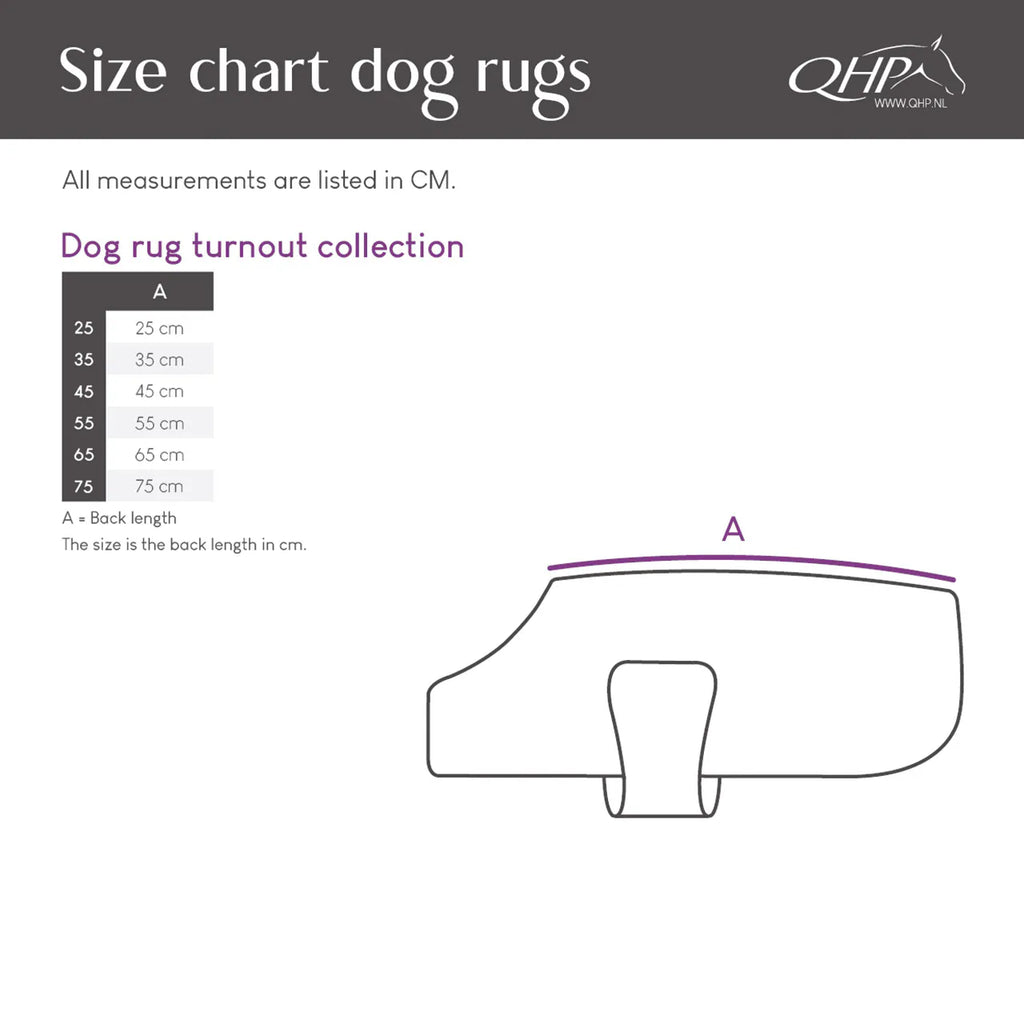 Manta para perro 1200D de exterior colección QHP