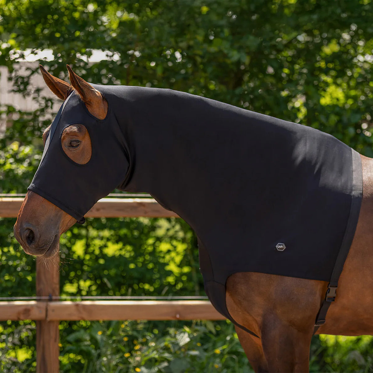 Elastic neckprotector con cremallera QHP