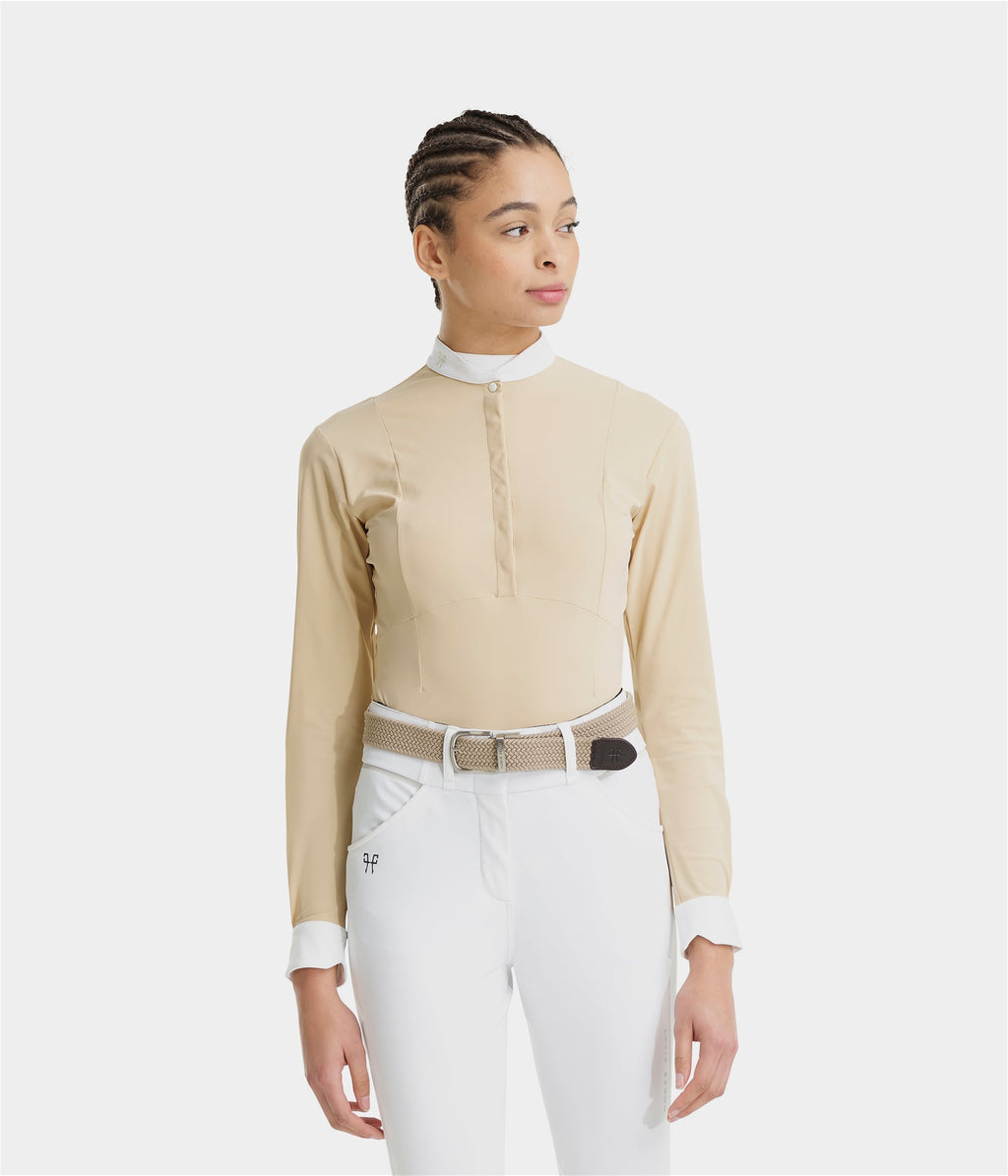 Aerolight manga larga camisa de concurso para mujer 1.0 Horse Pilot