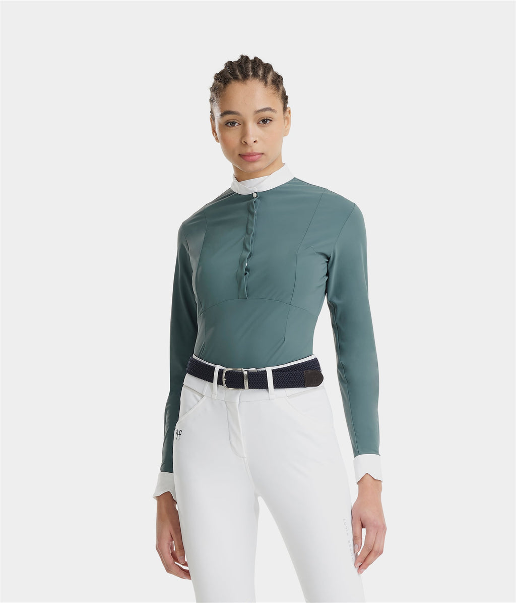 Aerolight manga larga camisa de concurso para mujer 1.0 Horse Pilot