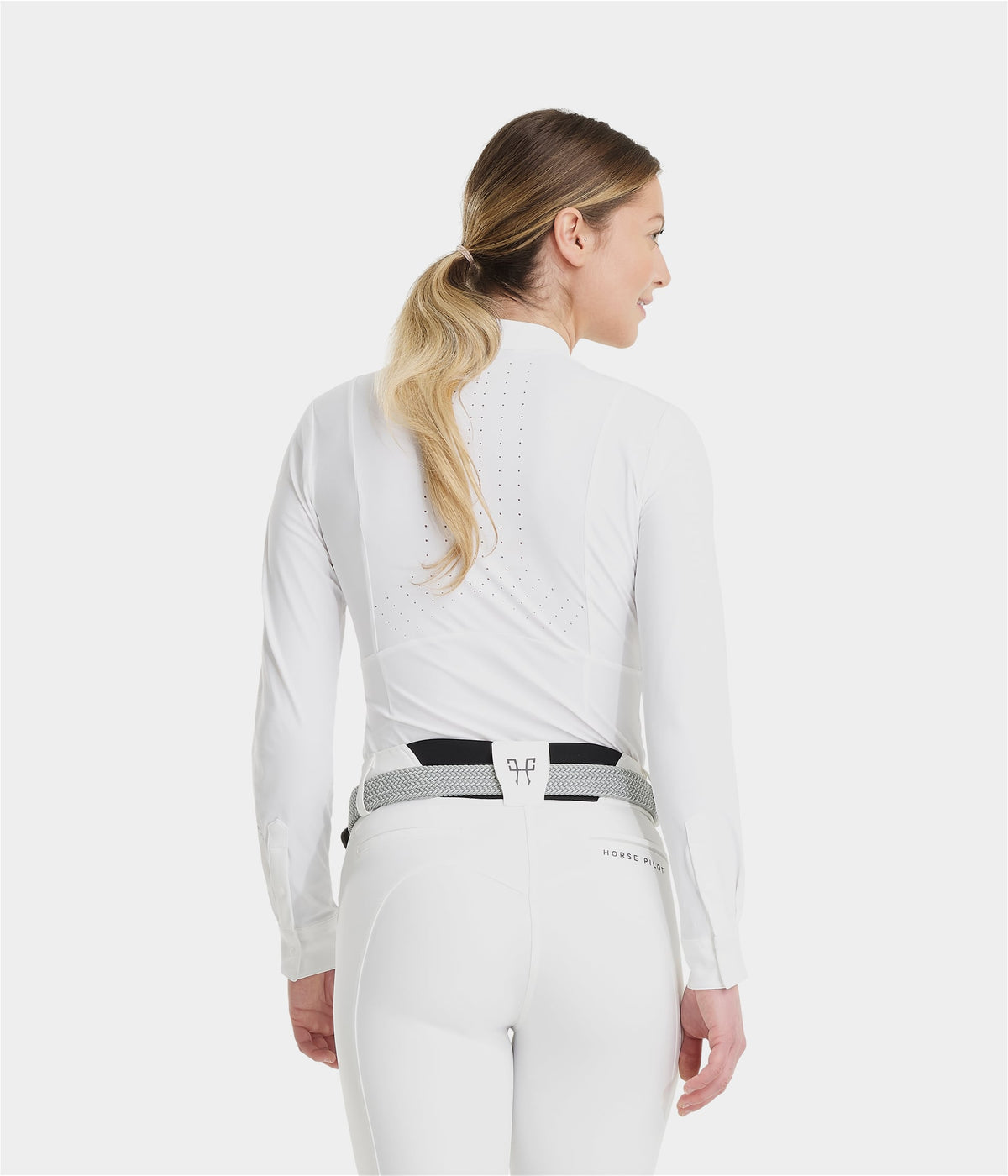Aerolight manga larga camisa de concurso para mujer 1.0 Horse Pilot
