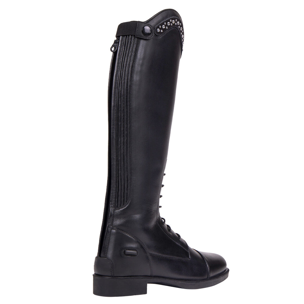 Botas de equitación QHP infantiles Jaimy Junior caña ancha