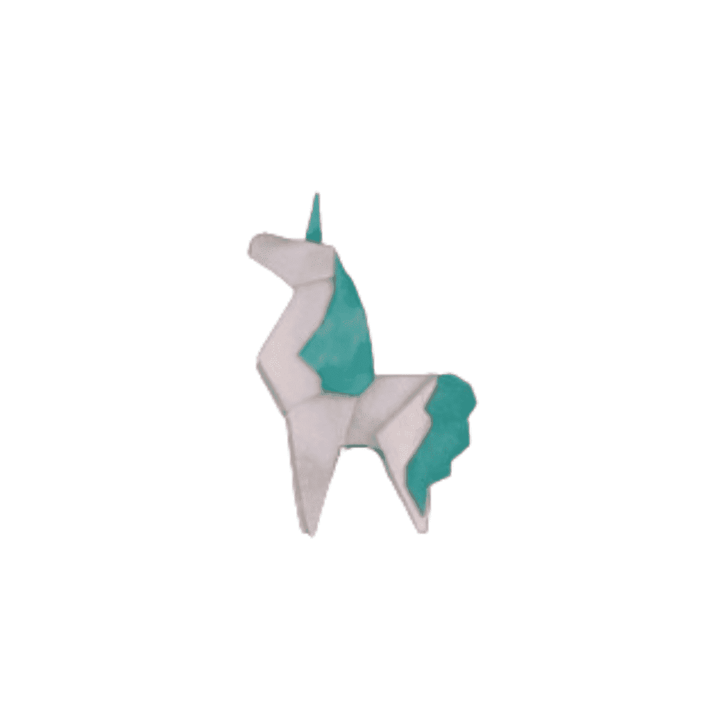 Pendientes unicornio Joyas de Papel