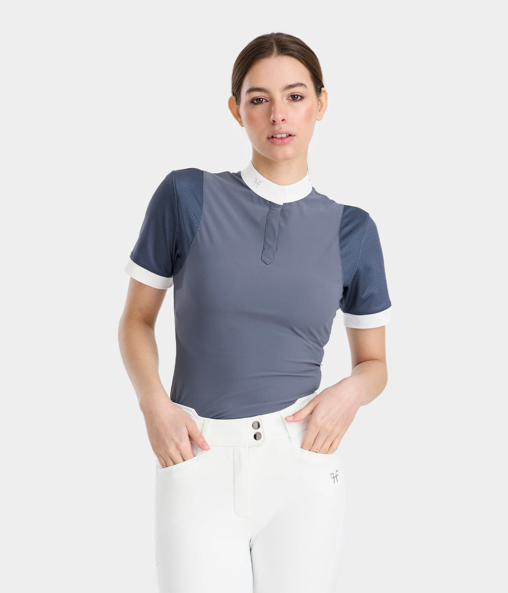 Aerolight manga corta camisa de concurso para mujer 2.0 Horse Pilot