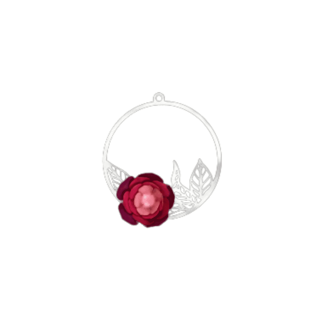 Broche Camelia Joyas de Papel