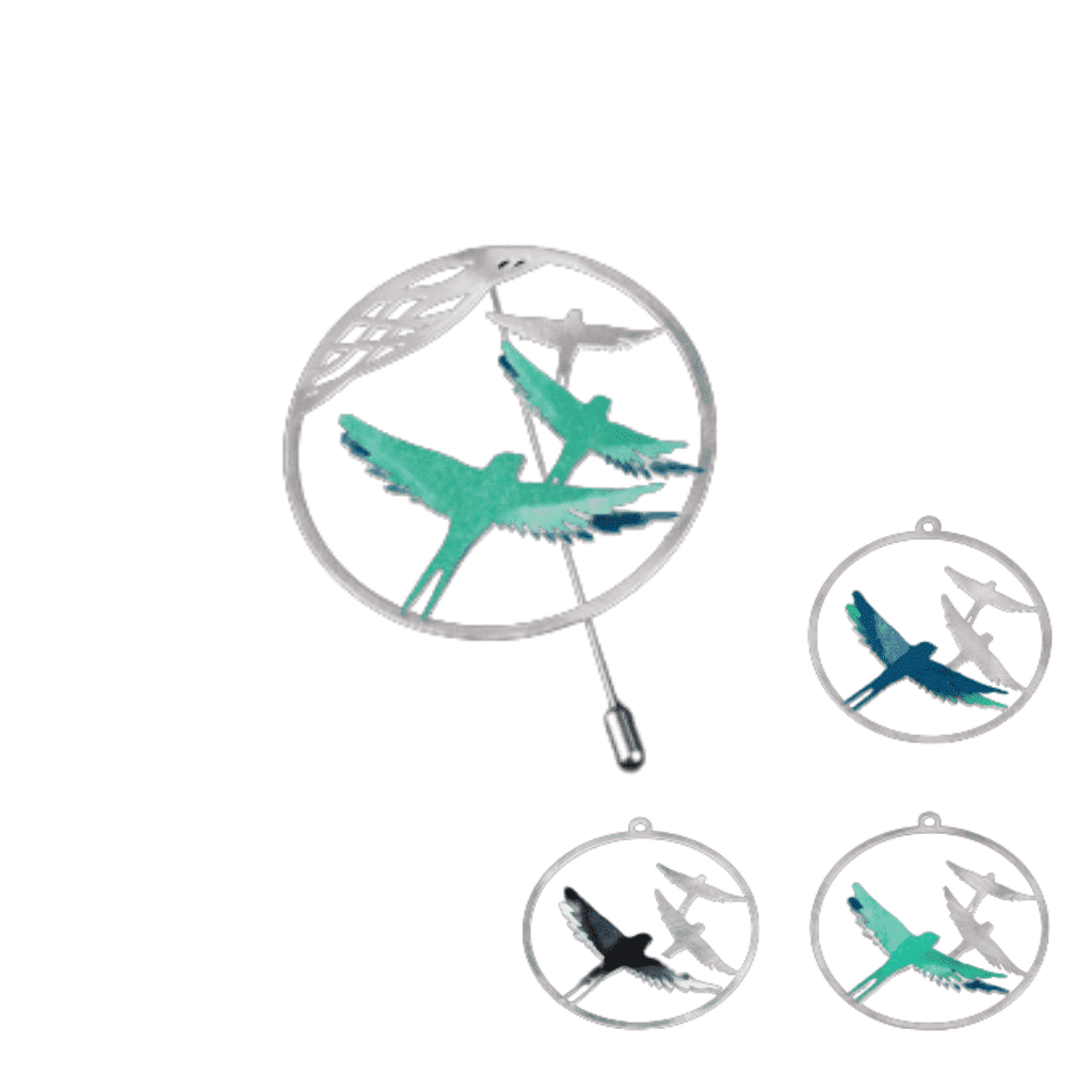 Broche Libertad Joyas de Papel