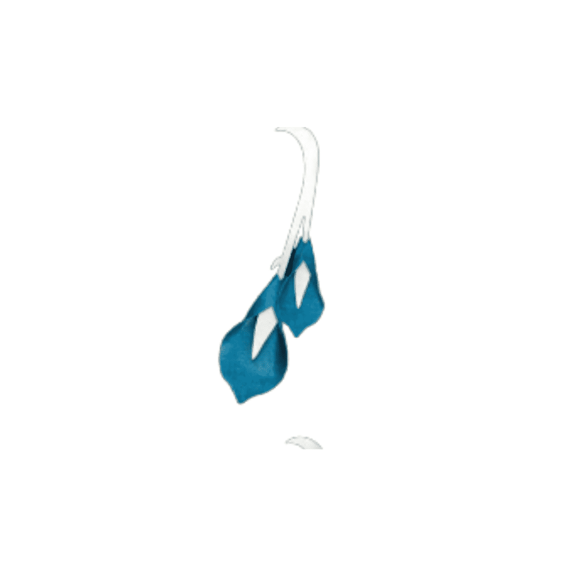 Broche Lirios Joyas de Papel