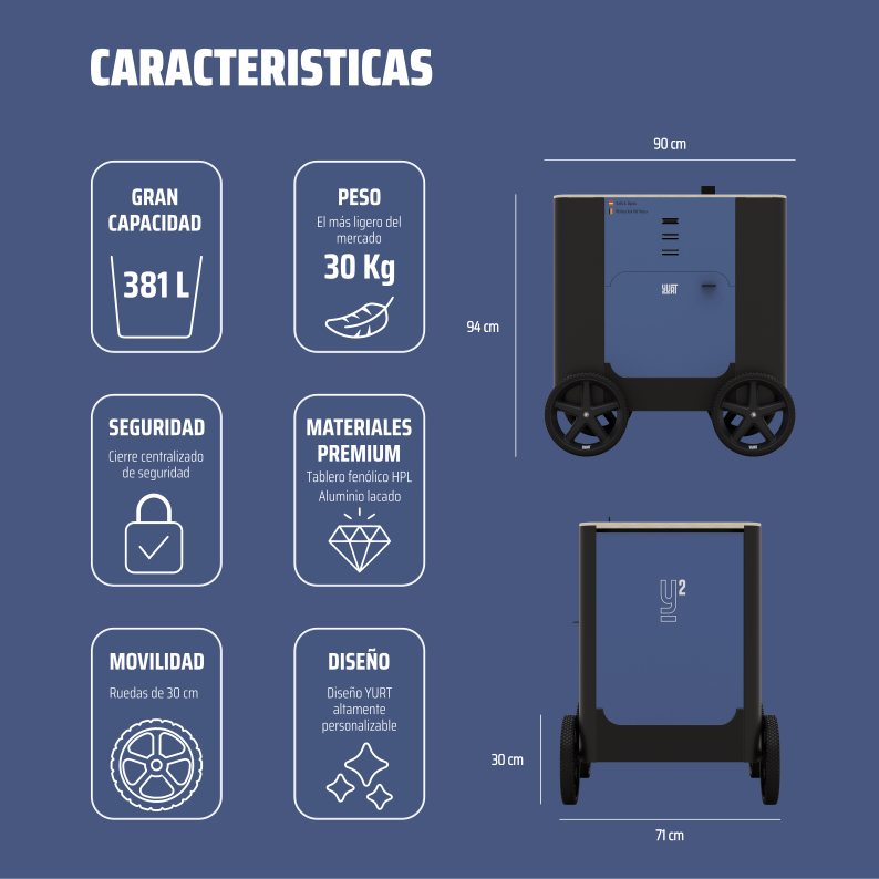 YURT Y2  Baúl Hípico de Competición - Diseño Personalizable