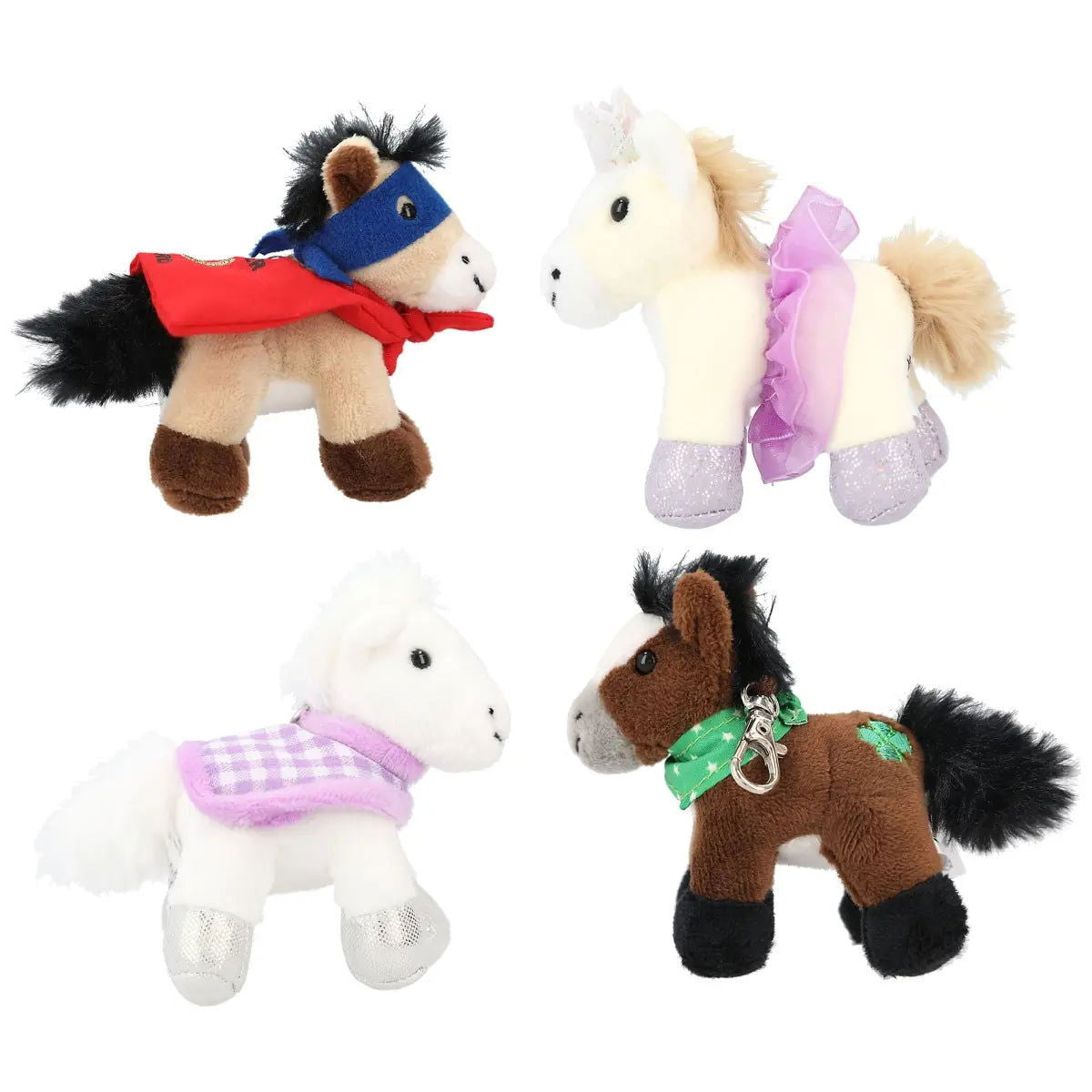 Caballito de peluche con mosquetón Miss Melody