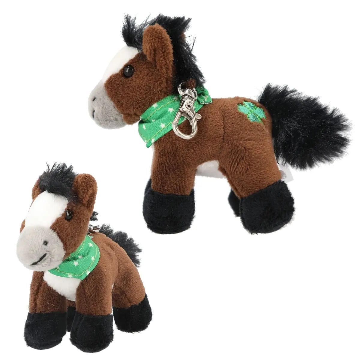 Caballito de peluche con mosquetón Miss Melody