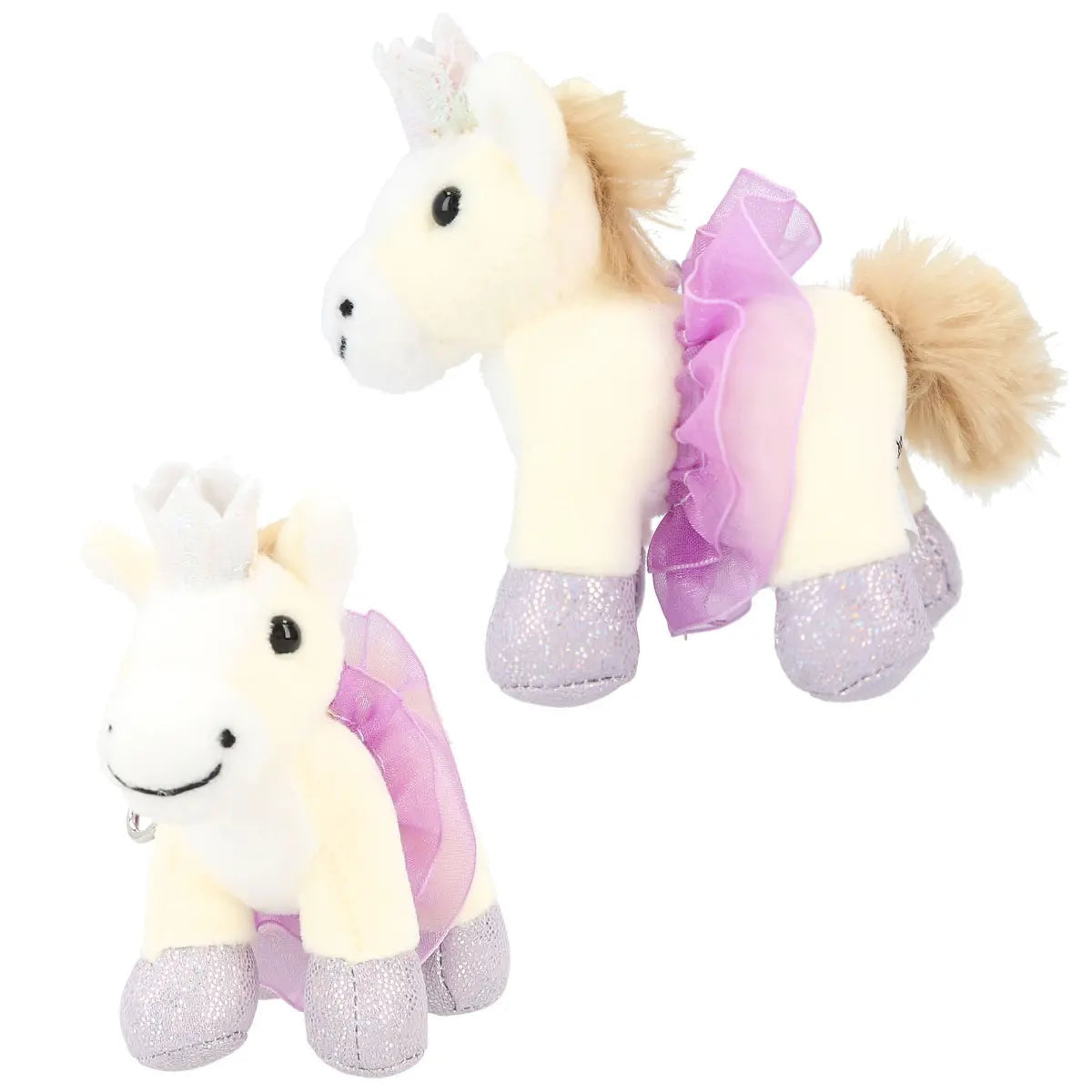 Caballito de peluche con mosquetón Miss Melody