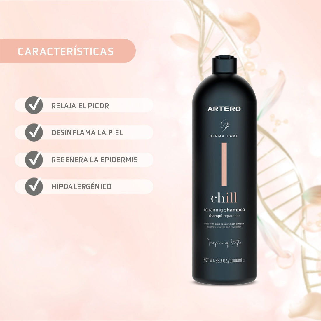 Accesorio ecuestre Champú Chill Artero