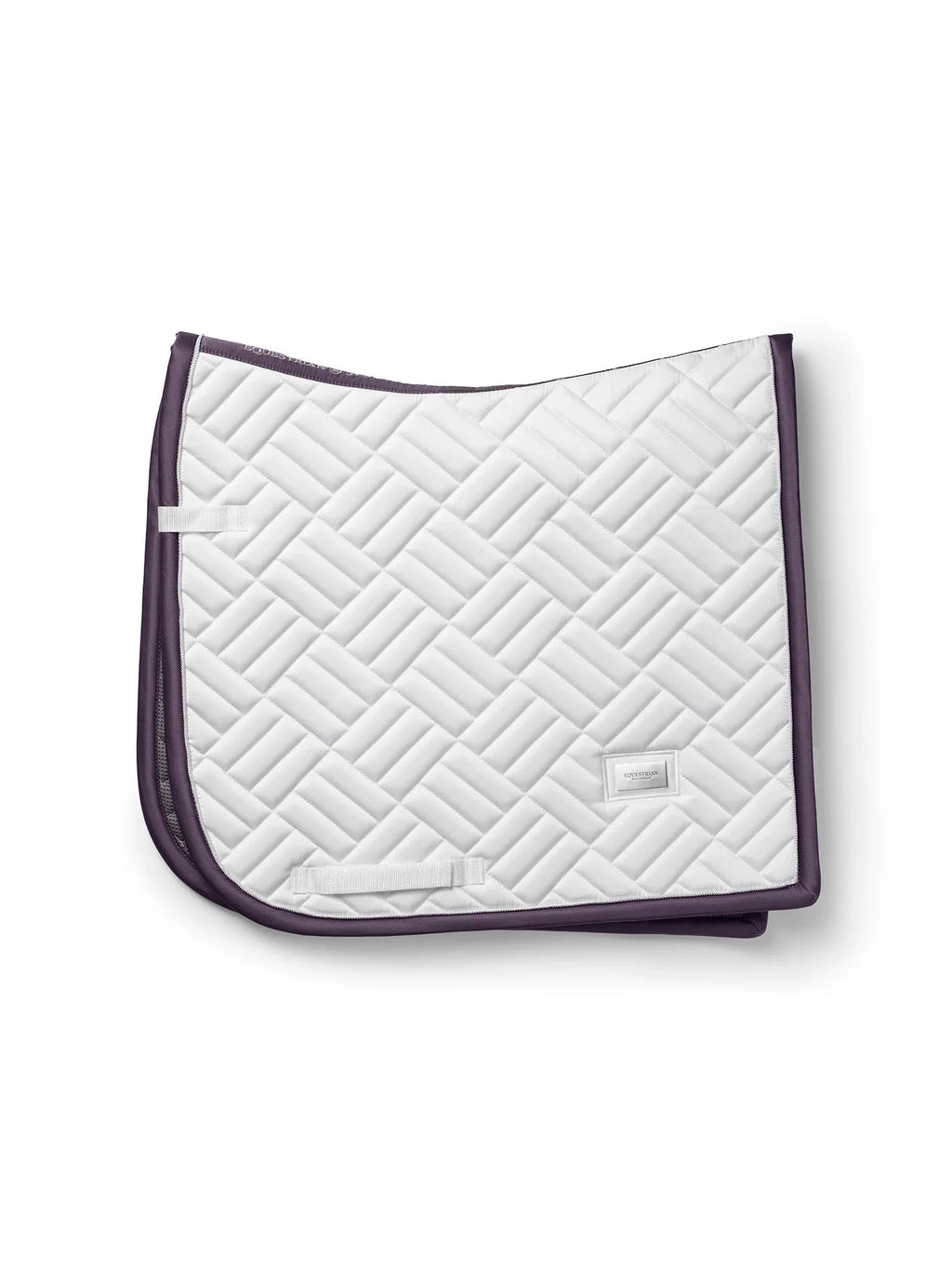 Mantilla Modern White Dark Violet Equestrian Stockholm (Doma)