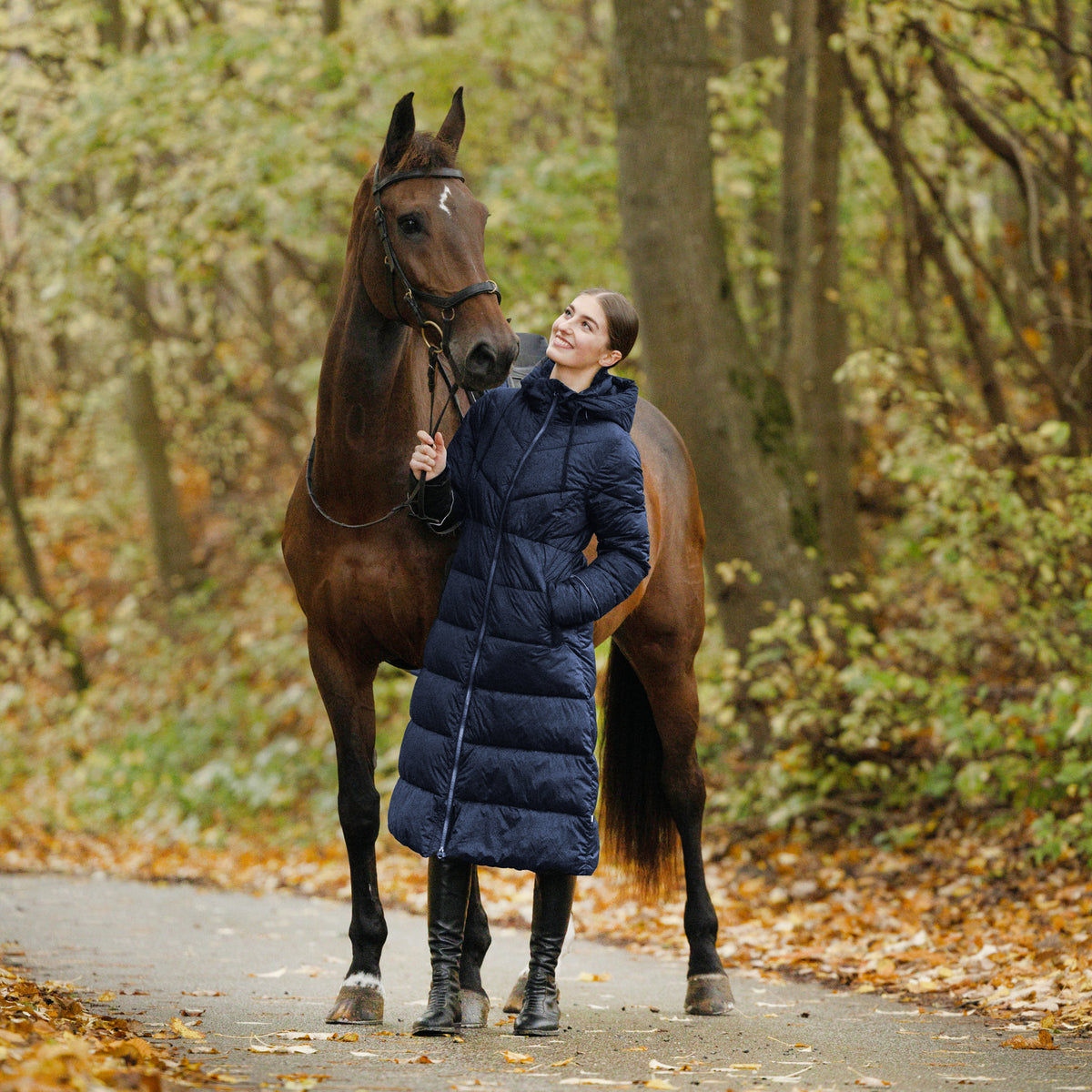 Abrigo Largo Impermeable de Equitación Kingsland Monica para Mujer - Kingsland (5)