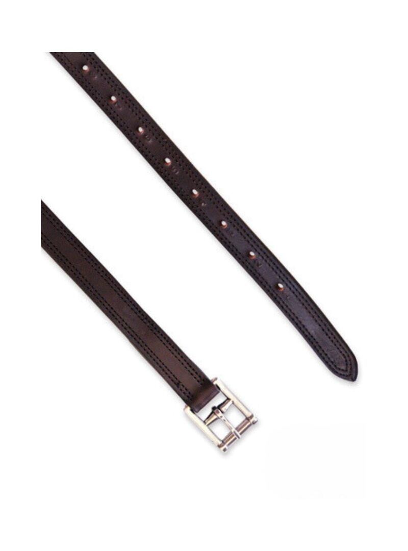 Acion estribo LEXHIS inglesa Luxe (par) Marron - Lexhis (3)