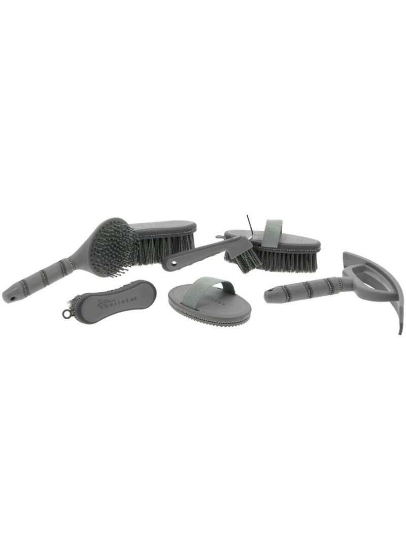 Almohaza Je T’aime Equithème “Strass” Gris - Equitheme (3)