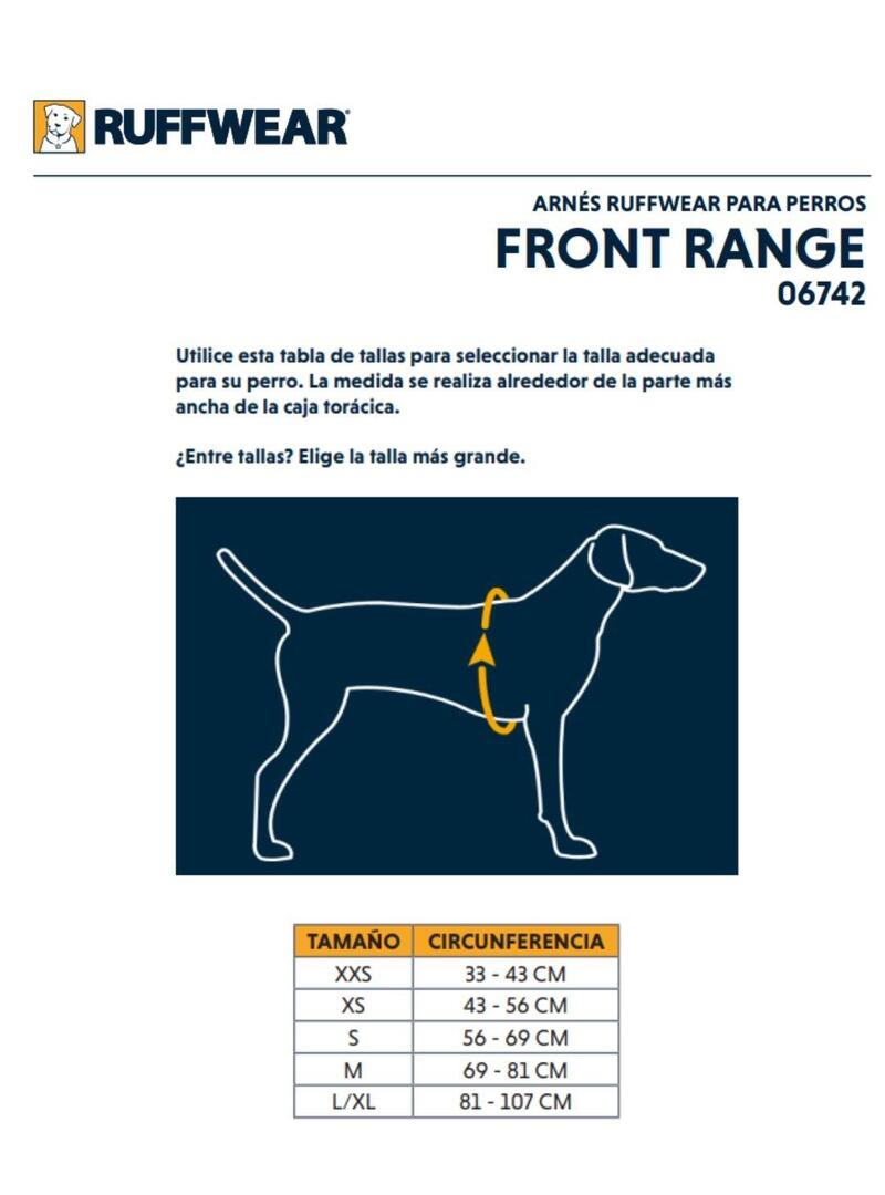 Arnes Ruffwear para perros Front Range Gris - Ruffwear (3)