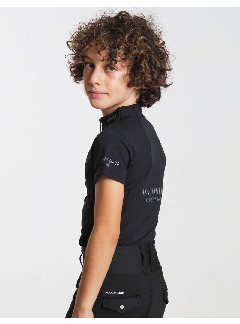 Base Layer Manga Corta Junior Maximilian Negro - Maximilian (3)