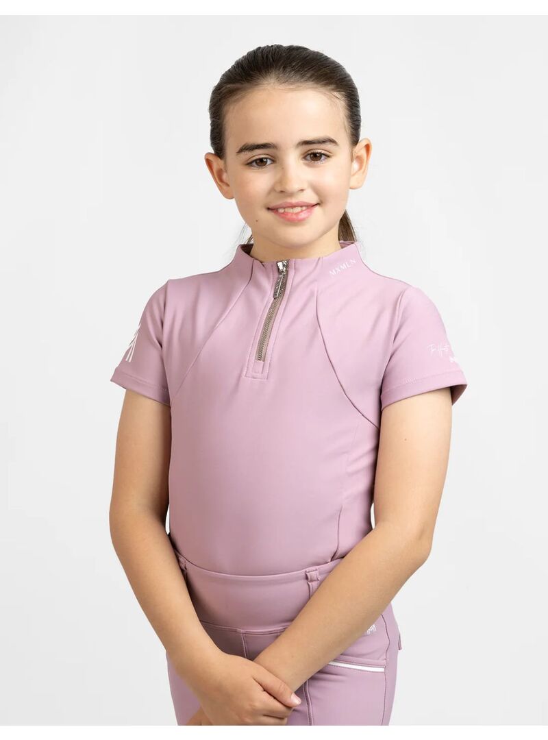 Base Layer Manga Corta Junior Maximilian Mauve - Maximilian (3)