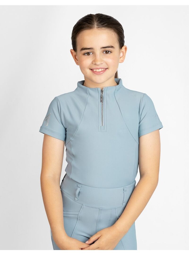 Base Layer Manga Corta Junior Maximilian Aqua - Maximilian