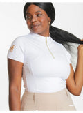Base Layer Manga Corta Mujer Maximilian Blanco/Dorado - Maximilian