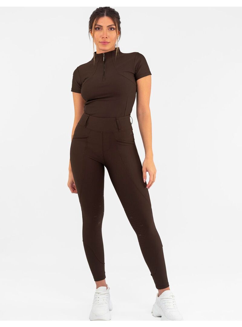 Base Layer Manga Corta Mujer Maximilian Chocolate - Maximilian (7)