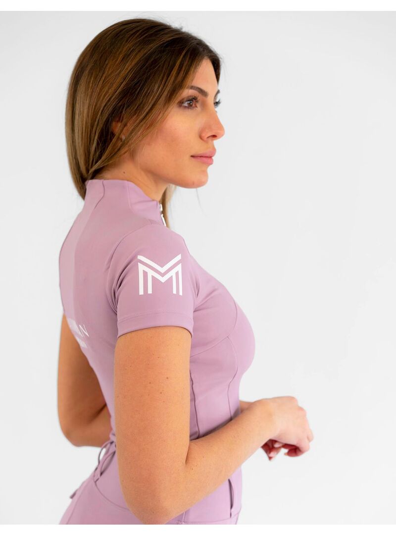 Base Layer Manga Corta Mujer Maximilian Mauve - Maximilian (4)