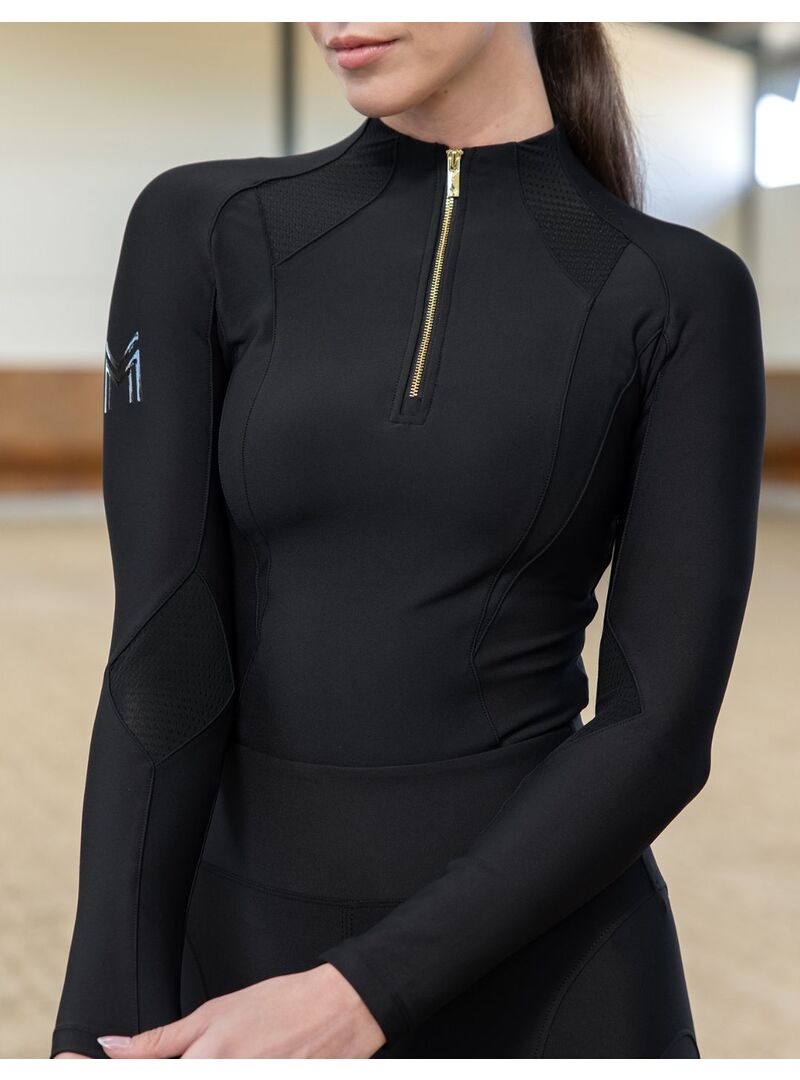 Base Layer Manga Larga Frame Mujer Maximilian Negro - Maximilian (6)