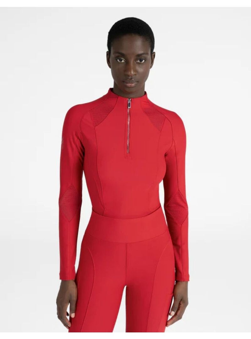 Base Layer Manga Larga Frame Mujer Maximilian Grenadine Rojo - Maximilian